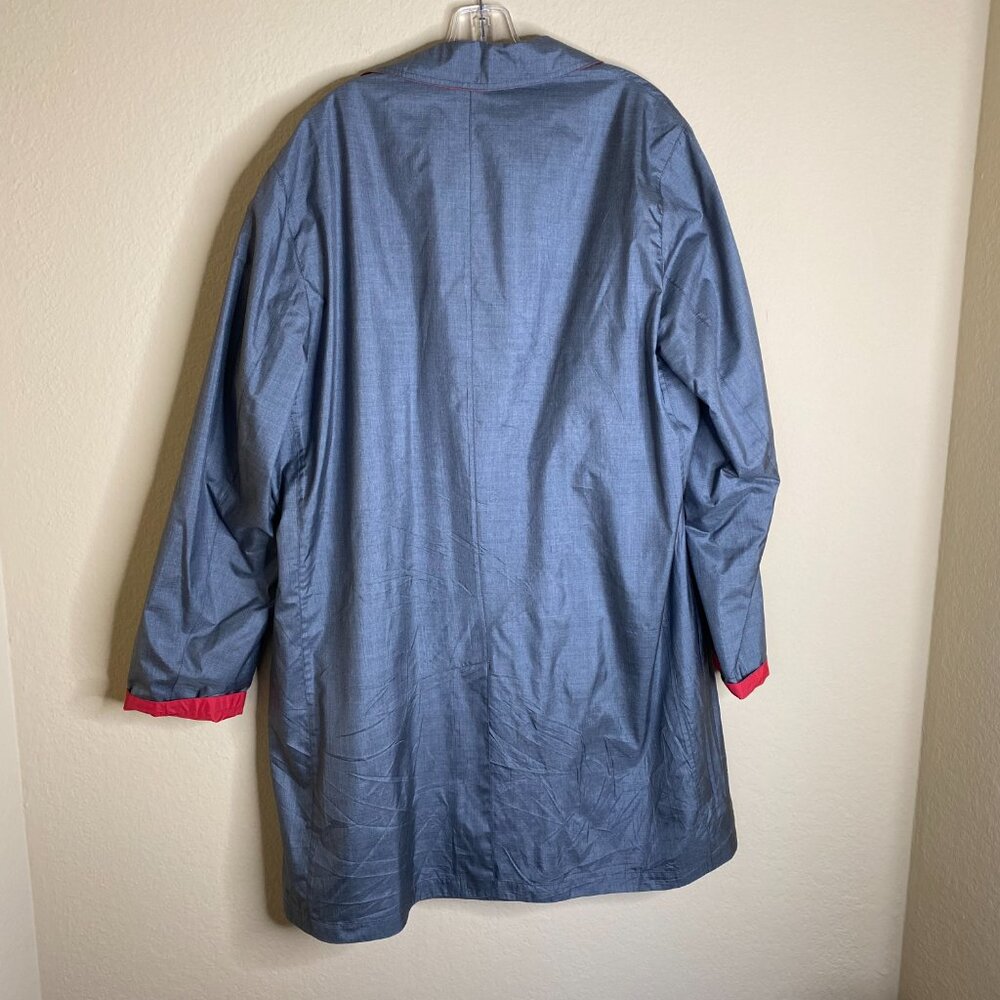 Kiton Reversible Silk Lightweight Jacket Coat - image 5